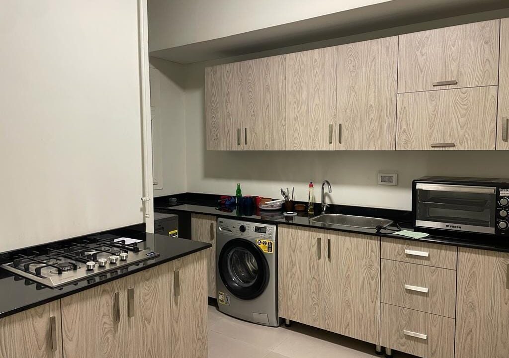 Modern Serviced Hotel Apartment By Access for rent in mivida avenue Kitchen